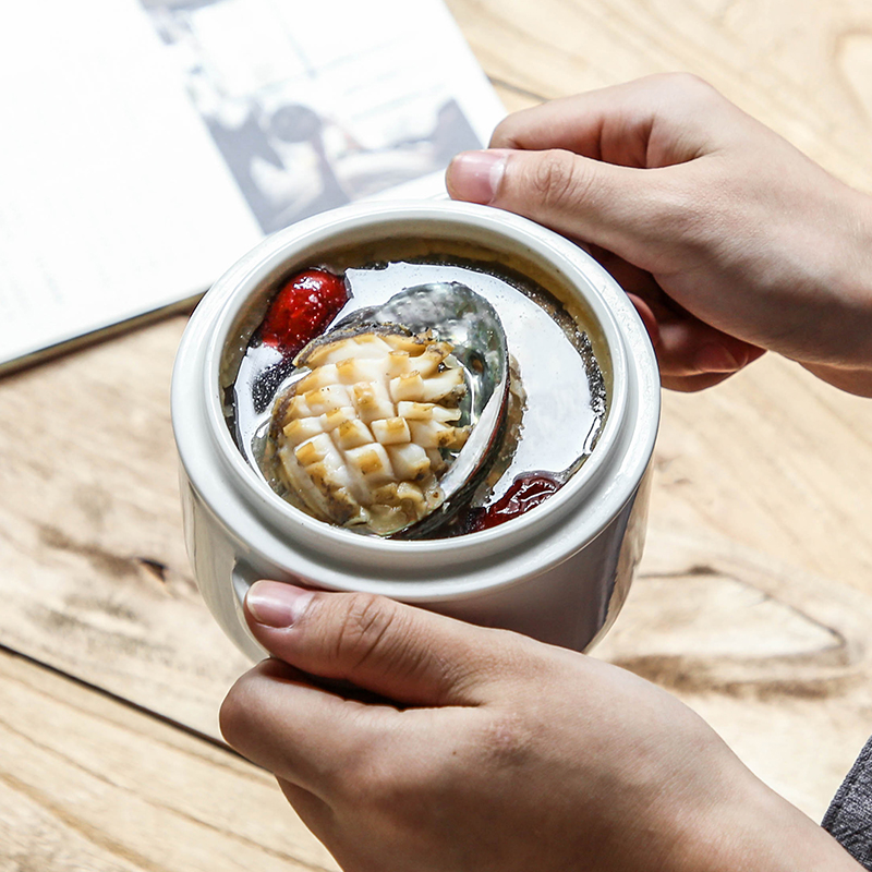 Cup Cup stewed bird 's nest dishes to as thin soup steamed stew stew stew water home stew pot with double ear cover Cup ceramic Cup