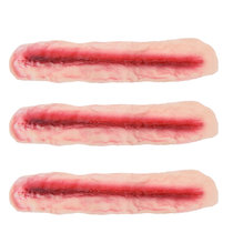 April Fools Day Tricky Scars Halloween Simulation Human Body Long Scar DIY Human Scar Props Scar Sticker