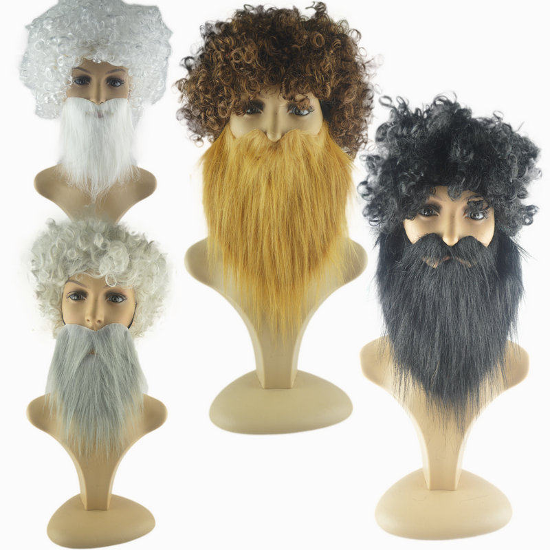Funny Fools' Day Beard Halloween Makeup Prom props Blush Beard Beard Beard Beard bahu guan public hu
