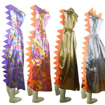 Halloween ball costume game performance costume dinosaur Cape hooded cloak Childrens Day costume animal suit