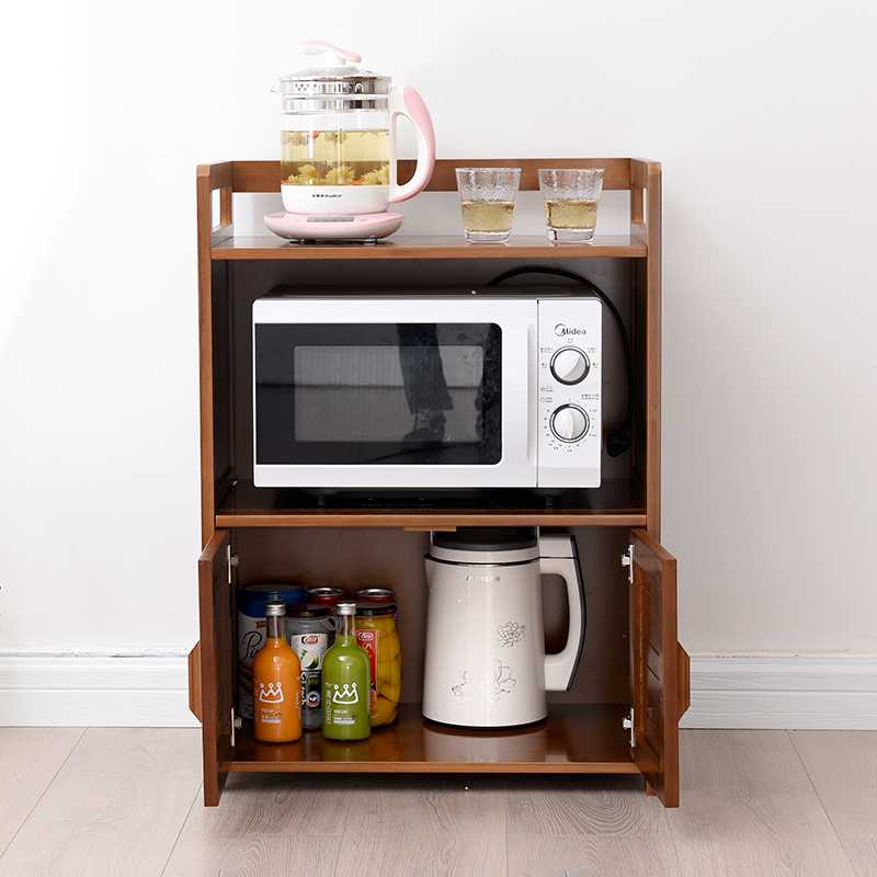 Small Bamboo Carpenter Dining Cabinet Kitchen Modern Simple Tea Cupboard Storage Microwave Small Bamboo Carpenter Dining Cabinet Kitchen Modern Simple Tea Cupboard Storage Microwave