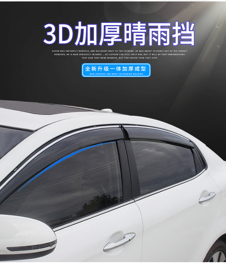 Ford Edge Window Deflectors for 2019 Edge & ST Models - Product image 7