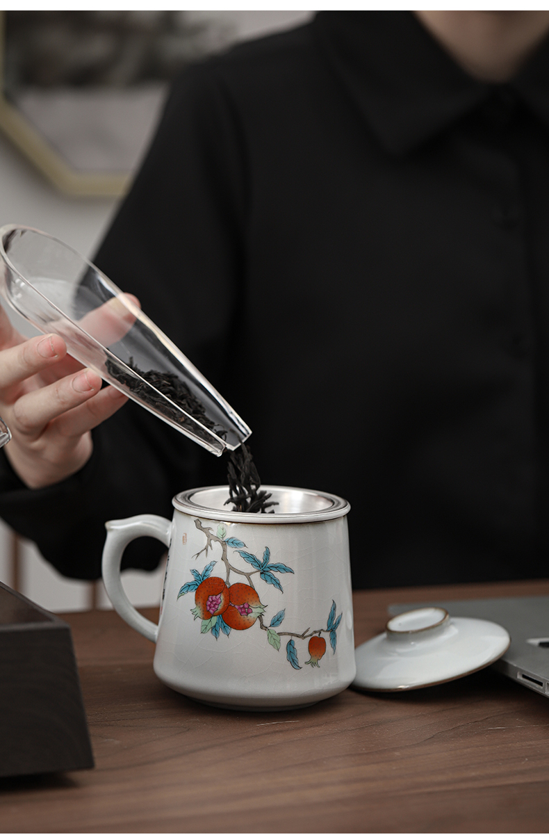 The new office cup dragon Xiu cup on your up kung fu tea cups filter your porcelain glass ceramic cups kung fu tea cups