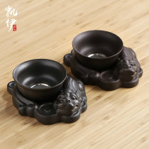 Purple sand tea leak tea filter Purple mud Kung Fu tea set Tea filter Creative funnel Tea residue filter Tea ceremony accessories