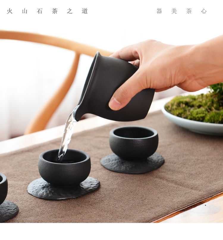 Kate lava rock - undressed ore points fair keller of tea is the tea strainer coarse ceramic tea set tea accessories