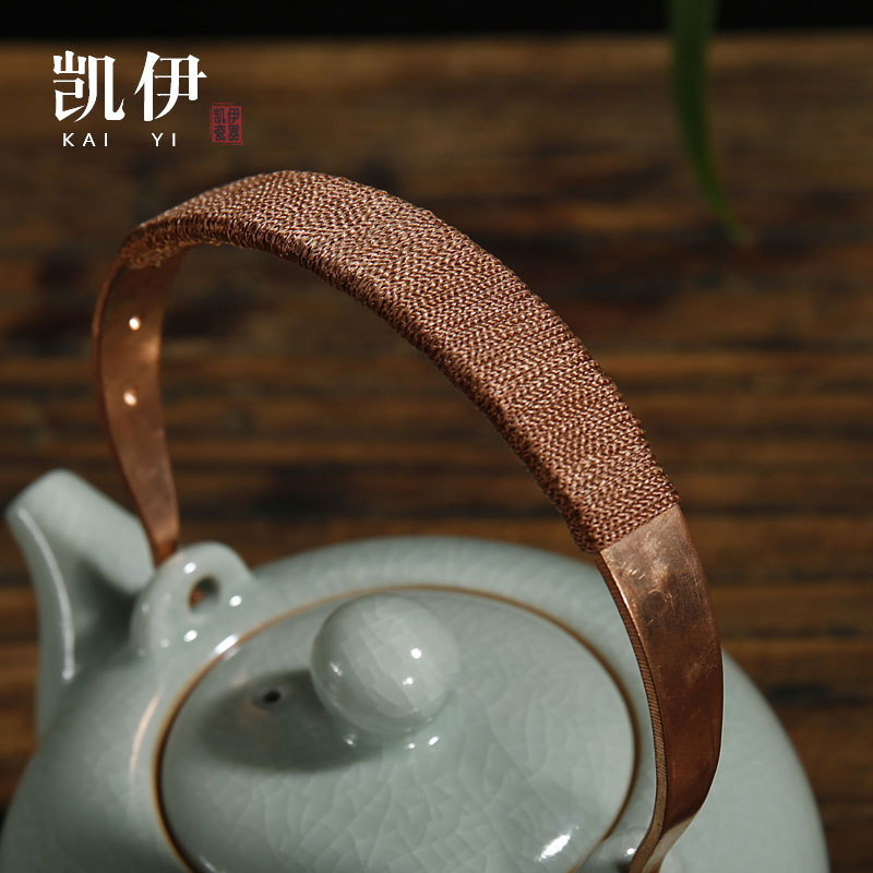 Kate your up household utensils can raise the teapot copper teapot girder pot pot of kung fu tea set ceramic teapot