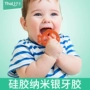 Thallo tarot bé teether cắn trẻ em răng hàm bé nano bạc răng cua nhỏ - Gutta-percha / Toothbrsuh / Kem đánh răng ty ngậm