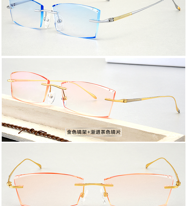 Montures de lunettes      en Titane pur - Ref 3139766 Image 18