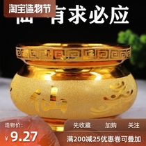 Buddha supplies Living room Ceramic incense burner Xian Family responsive incense burner God of Wealth Incense burner Jinsha Incense burner