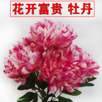 Simulation peony peony lily flower lily flower supplies for Buddha supplies Lotus Temple Temple temple decoration Lotus artificial flower fake flower Buddha platform lotus flower