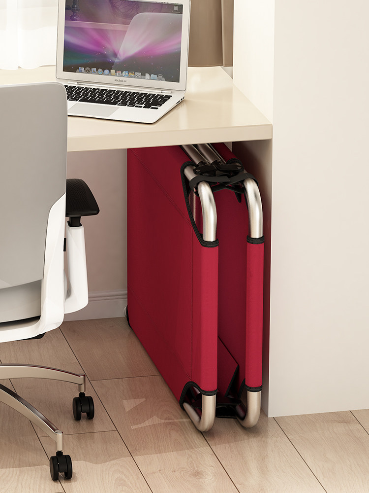 Folding bed Single portable home lunch break bed Office nap artifact Simple escort bed Children's bed Marching bed