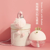 *Обнимите подарочную коробку для ведра+PU Firebird+Pink Crown