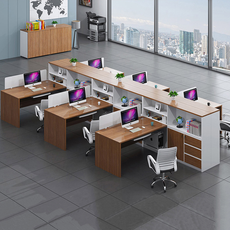 Staff Desk Composition Office furniture Finance Office table and chairs Screen desk single double digit brief modern
