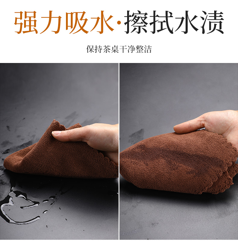 Kongfu tea towel cloth water thickening tea tea tea table cloth towel zen tea table tea tea tray accessories