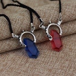 DMC Devil May Cry 5 Dante Vergil gemstone necklace pendant jewelry OPP bag packaging game animation peripheral necklace