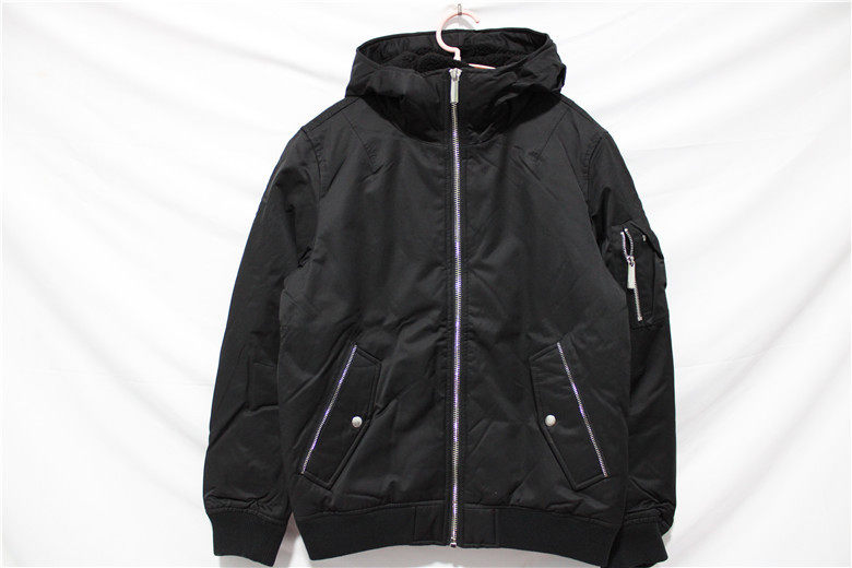 Winter men's basic hooded cotton jacket Mettes Bonway Brown multi-pocket zipper regular cotton warm jacket