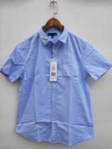 Semir mens short-sleeved shirt mens new short-sleeved shirt lapel cotton casual shirt business Youth inch shirt tide