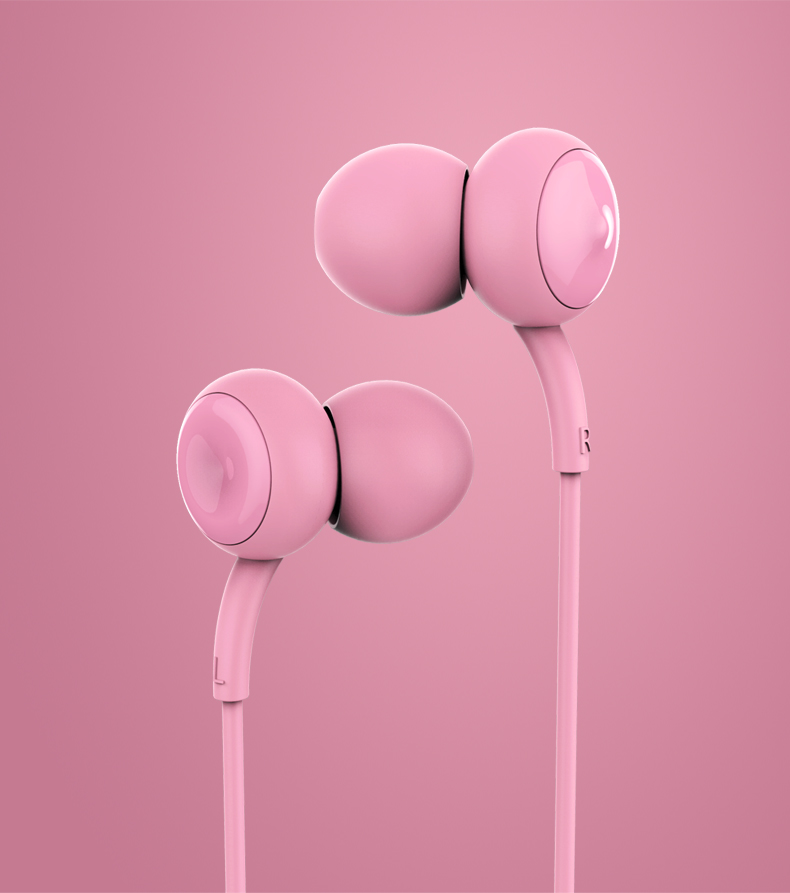 Remax\/睿量 510手机耳机入耳式通用女生韩国