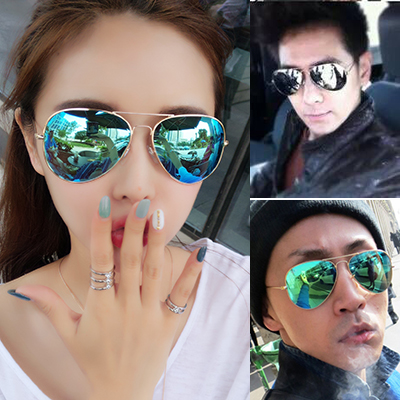 New Polarized Sunglasses Ladies Sunglasses Eyes Tide Round Face 2020 Men's Toad Mirror Star Sunglasses