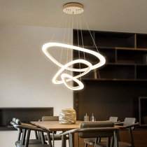 Restaurant chandelier three-head led restaurant lamp simple modern creative personality table lamp Nordic dining room lamp home
