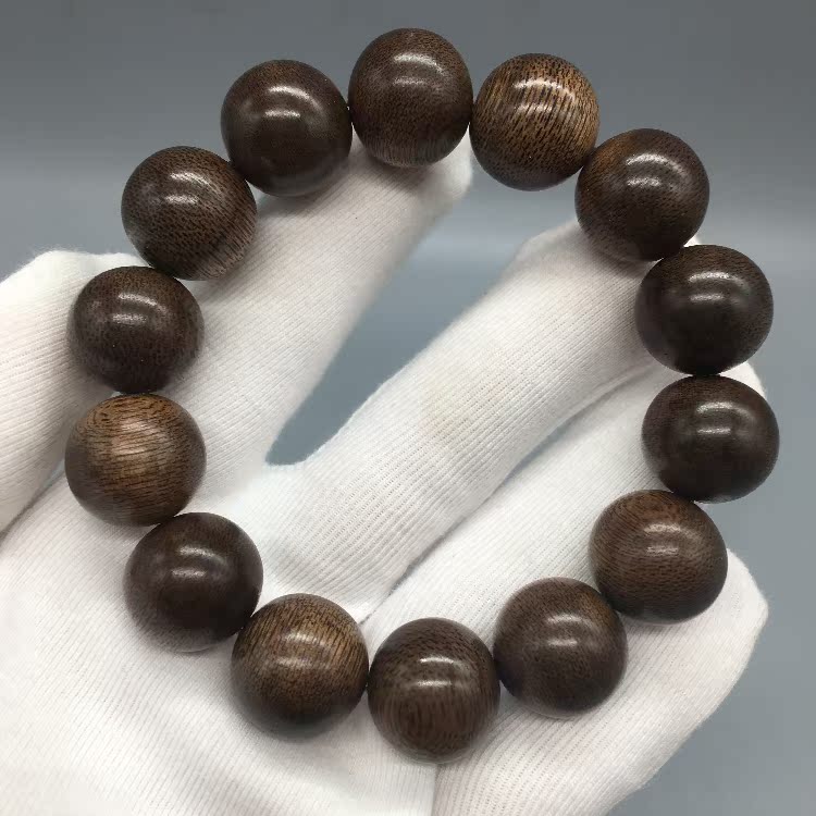 Natural Brunei Sheng Buddha Old Material Men string 16MM*14 Fidelity Buddha Pearl Handle