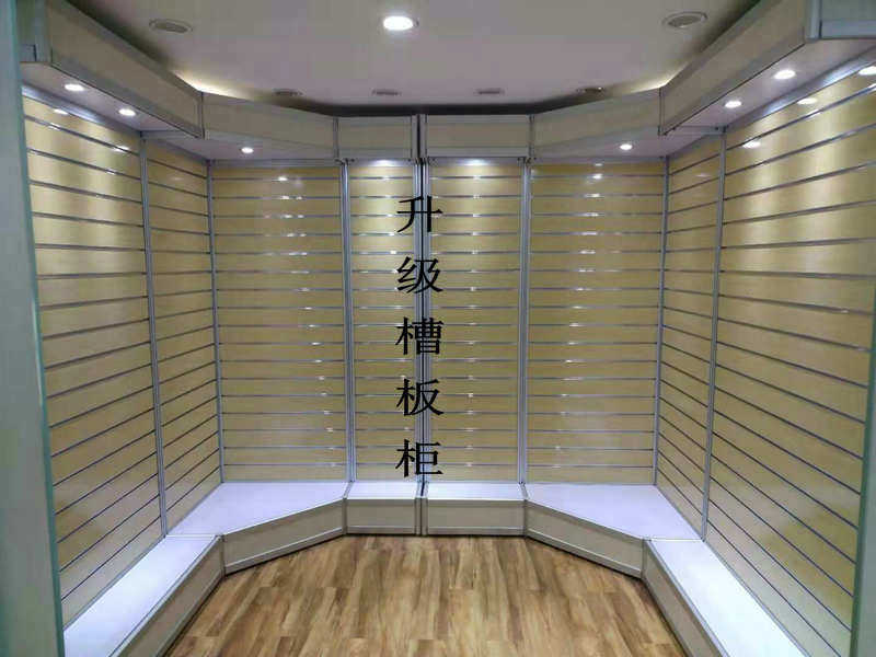 Groove Display Cabinet Sample Showcase Shelf Mobile Phone Accessories Cabinet Glass Showcase Car Pendant Socks Jewelry Showcase