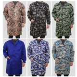 Камуфляжный фартук, пылезащитная крышка, нагрудник, длинный износостойкий лонгслив для работы подходит для мужчин и женщин