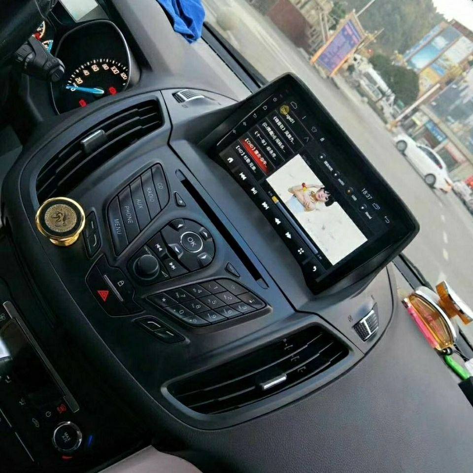 Suitable for Ford Escape Vehicles from 2013 to Present, In-Car Central Control Smart Android Large-Screen Navigation and Reversing Camera Integrated System