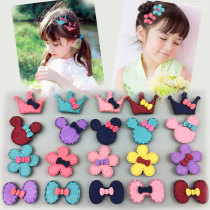 Childrens hair accessories Student bangs stickers Girls cute cartoon little girl sticky hair stickers Baby broken hair stickers Magic stickers