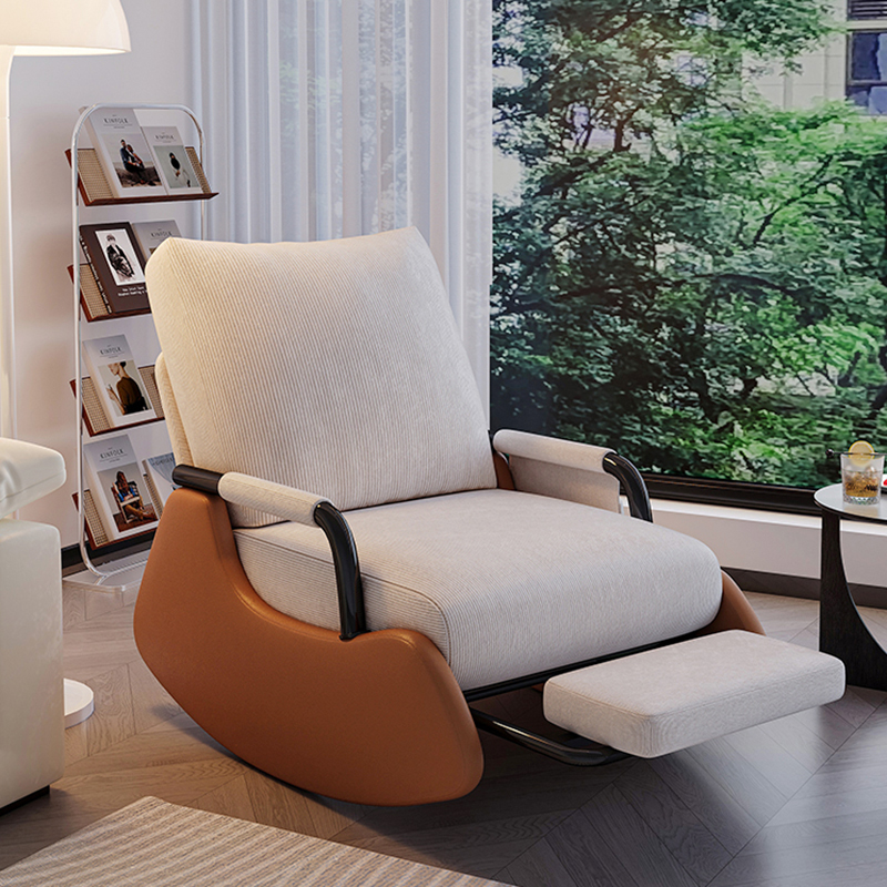 ロッキングチェア リクライニングチェア 大人用 寝られる リクライニング ランチブレイクチェア 2024年新作 バルコニー ホーム レジャーソファ レイジーチェア