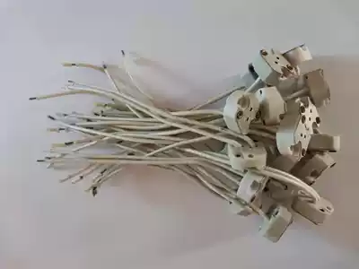 Lamp Cup lamp bead G5 3G4 base porcelain lamp holder porcelain lamp foot MR16 porcelain plug spotlight socket magnetic connector