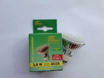 GU10 spotlight LED lamp Cup E27GU5 3MR1612V lamp Cup 60 beads 220V Energy Saving LED lamp cup warm light