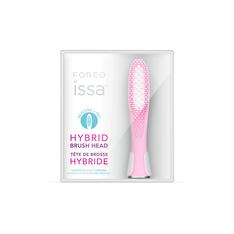 Зубная щетка FOREO ISSA умная сменная головка из композитного силикона для взрослых, мятная синий и лавандовый фиолетовый, заменяемая головка