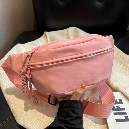 Брендовая японская ретро нагрудная сумка, универсальная сумка через плечо, небольшая сумка, нейлоновая сумка для телефона, в японском стиле