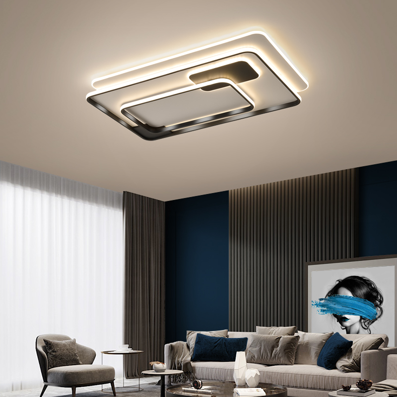 Living room light simple modern atmosphere LED ceiling light bedroom household headlight Nordic lighting combination whole house package