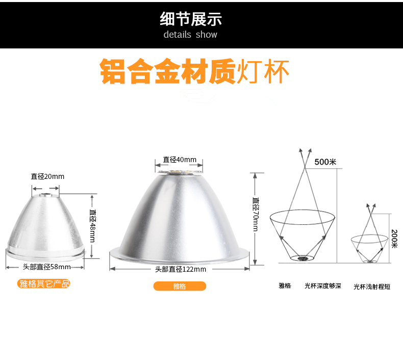 Yage LED sạc đèn pha xách tay đèn ngoài trời từ xa tuần tra đèn khẩn cấp chiếu sáng chống rơi bền các loại đèn pin siêu sáng