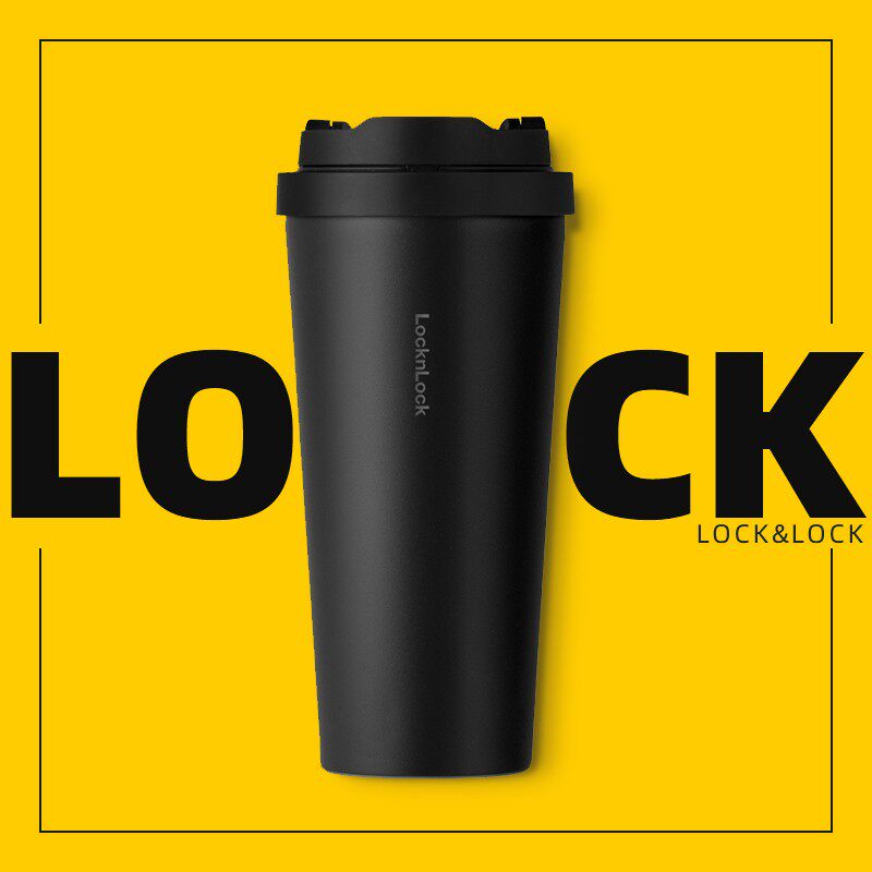 Lock & Lock Мужская вакуумная колба с керамическим вкладышем, чашка для холодной воды, чашка для мальчиков, кофейная чашка для девочек, Нержавеющая сталь