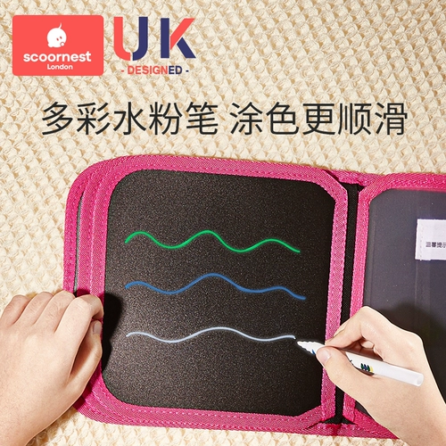 Портативная книга с картинками для рисования, доска для рисования, стираемая раскраска для письма, игрушка для раннего возраста, граффити