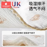 Детская дышащая хлопковая марлевая подушка для новорожденных для кормящих грудью, 1 лет