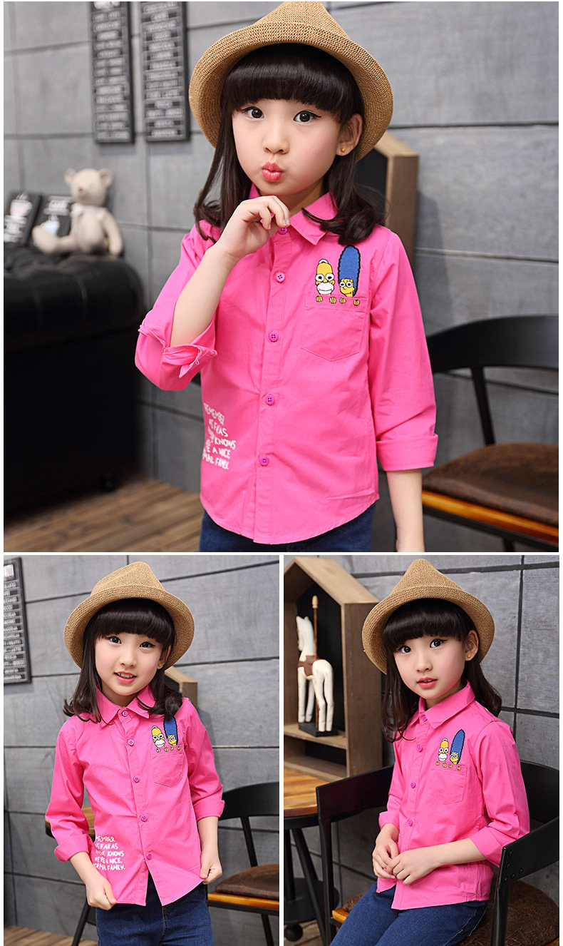 Chemise fille à manche longue - Ref 2085386 Image 19