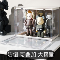 Bubble Mart blind box display rack storage big hand transparent acrylic landing dense forest castle scene chameleon