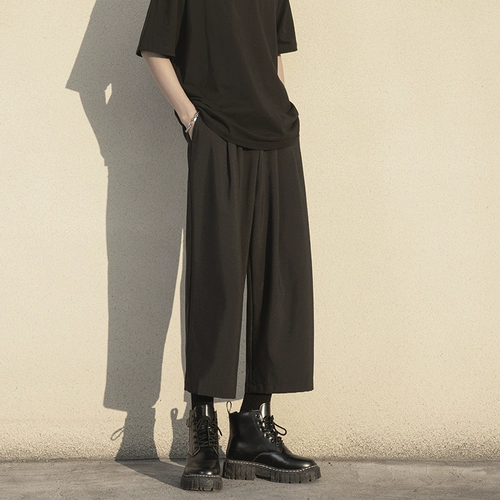 Tide, весенние штаны, мужские осенние повседневные брюки для отдыха, свободный прямой крой