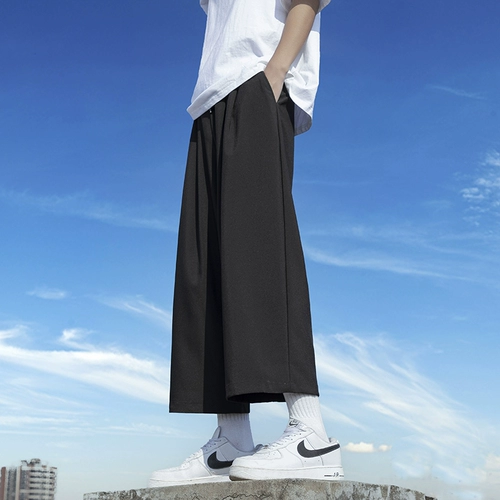 Весенние мужские штаны для отдыха для школьников, тренд сезона, оверсайз, свободный крой