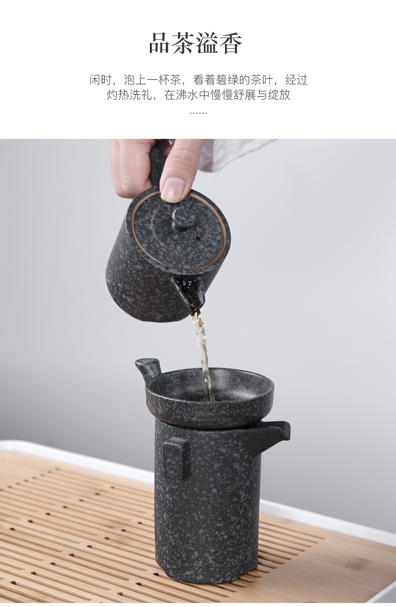 Three thousand coarse pottery tea sets tea tea village home from the Japanese ceramic teapot dry tea consolidation