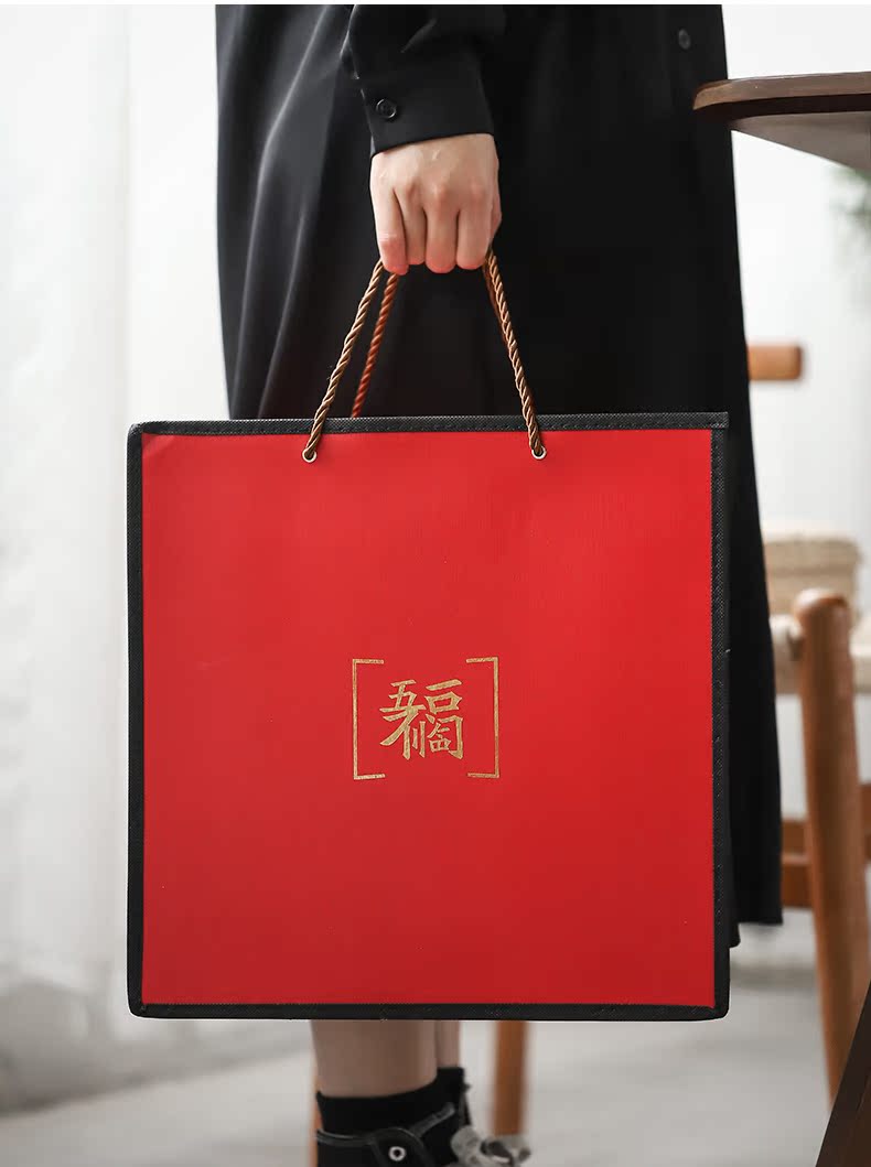 Three thousand Chinese kung fu tea set tea village household white porcelain tea set contracted and I tureen tea cups of a complete set of gift box