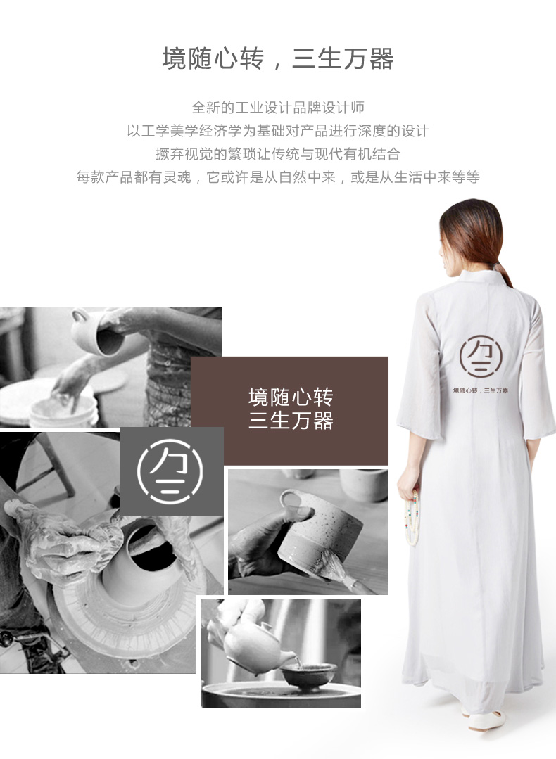 Three thousand tea fair ceramic cups of dehua white porcelain tea tea, head points is kung fu tea tea by hand