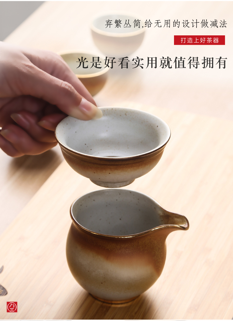 Crude ceramic tea set tea tea filter) ceramic filter three thousand antique tea strainer kung fu tea accessories