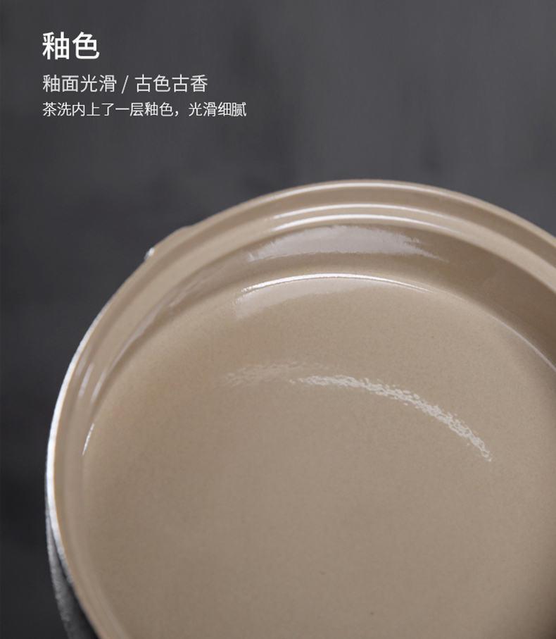 Three thousand Japanese dry tea tea village contracted household socket cups pot dry terms plate round ceramic saucer plate