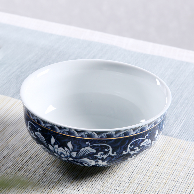 Ceramic to build three thousand tea tea by hand wash in hot water wash barrels move cup dried tea with a water jar