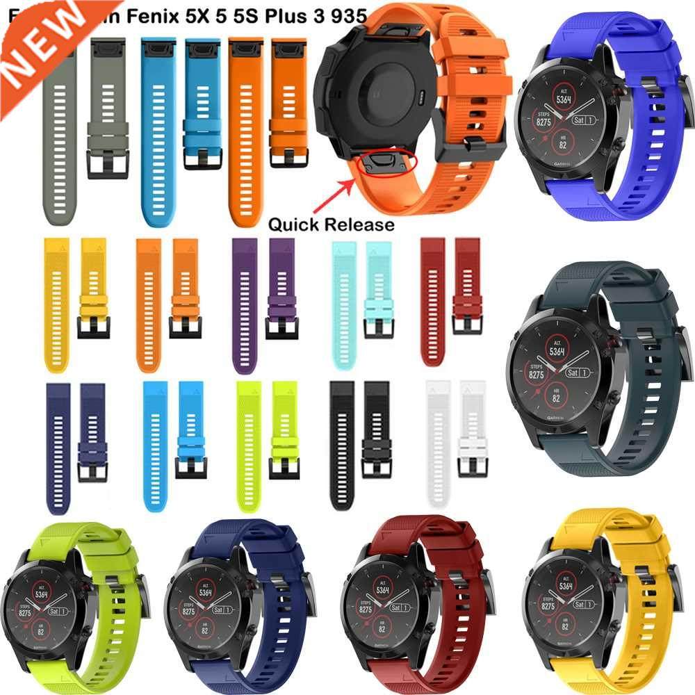 Forerunner 55 Cinturino Elastico In Nylon Per Garmin Fenix 7X, 7, 6X, 6 Pro - 22/26mm, Sportivo E Comodo Watch 9 - Foto 3